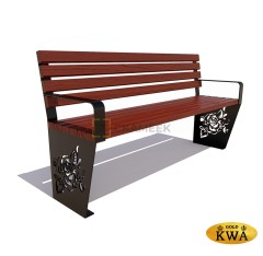 Скамейка «Роза» (2,5  ангарская сосна,40х60)