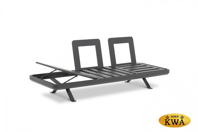 Lund софа 3-х местная, алюминий