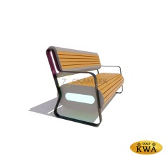 Скамейка «Неон» с подсветкой