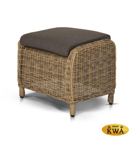 "Толедо" пуф плетеный, цвет соломенный (гиацинт)