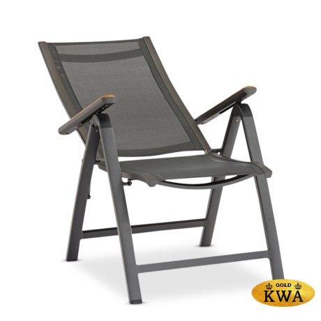 Timra AL-R Комплект обеденной мебели антрацит/черный, алюминий