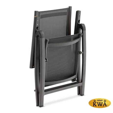 Timra AL-R Комплект обеденной мебели антрацит/черный, алюминий