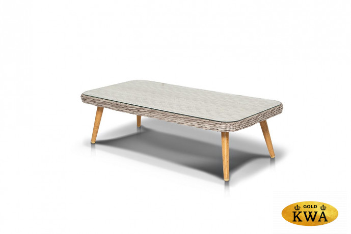 Прованс столик журнальный из ротанга, цвет бежевый