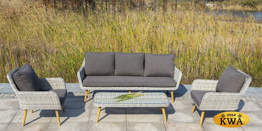 Прованс столик журнальный из ротанга, цвет бежевый