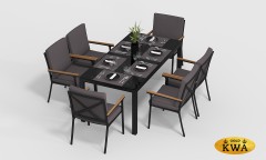 CALMA обеденная группа 180 карбон