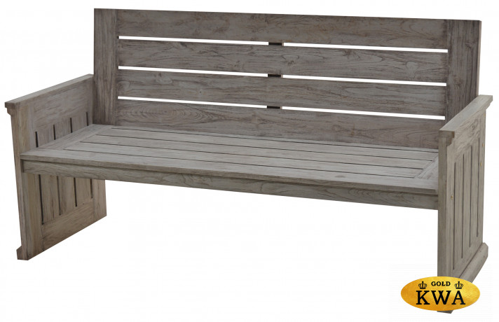 Софа из тика Klare Kante, 3-х местная