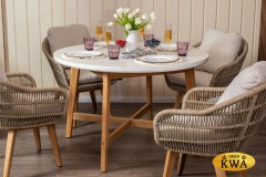 Обеденная группа из тика TALARA S  Joygarden