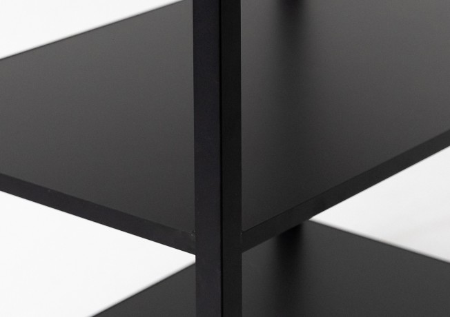 Cтол разделочный с мойкой Lounge B-09S, 60 см, черный/серый каспий