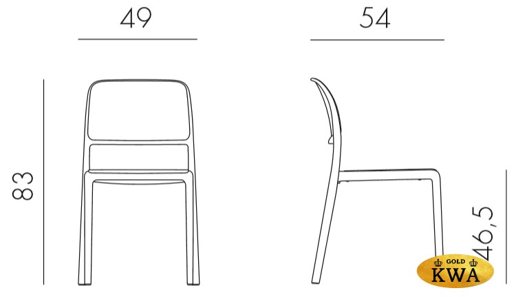 Стул пластиковый