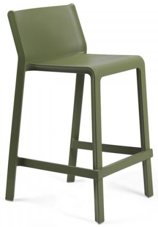 Стул пластиковый полубарный