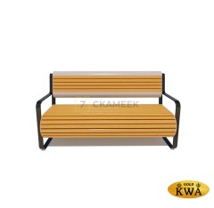 Скамейка «Неон» с подсветкой (лиственница)