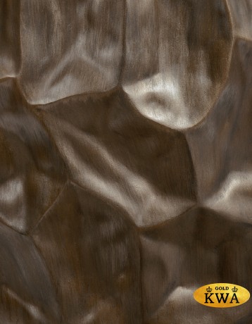 Кашпо TREEZ Effectory Metal Высокий округлый конус Design Crumple Чернёная бронза д-42, в-75 см 1/1