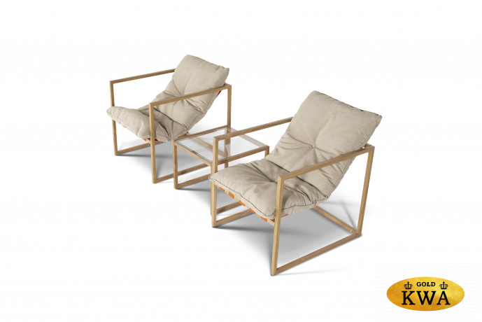 Лион кресло садовое, цвет "натуральное дерево"