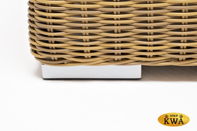 "Боно" кресло из искусственного ротанга, цвет соломенный