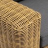 "Боно" кресло из искусственного ротанга, цвет соломенный