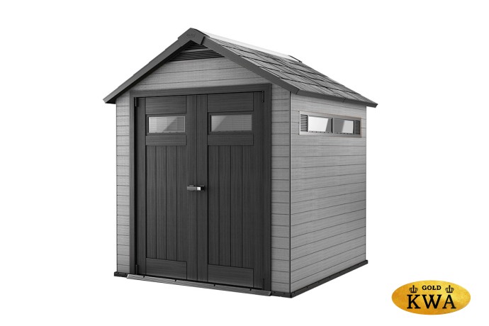 Сарай из ДПК Fusion 757 Серый