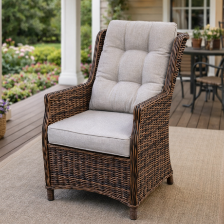 Кресло NICOLE коричневое