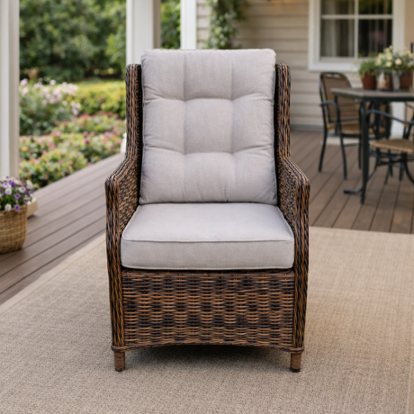 Кресло NICOLE коричневое