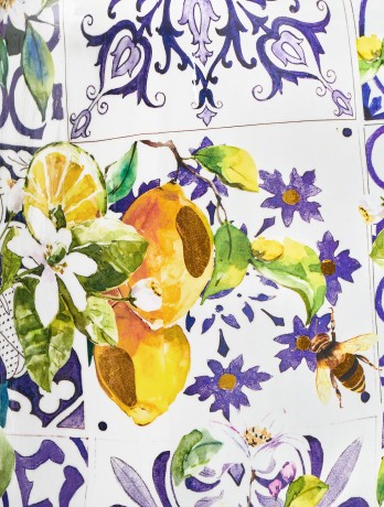 Кашпо TREEZ Effectory Savage Garden Чаша Capri в-23 см, д-23 см