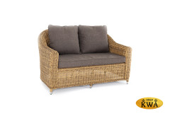 "Кон Панна" диван из искусственного ротанга двухместный, цвет соломенный
