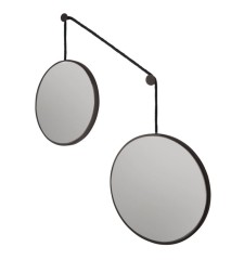 Balance M Black 2 зеркала по 40см  на черном шнуре