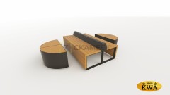 Модульная скамейка «Тетрис»