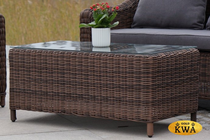 "Кон Панна" столик журнальный из искусственного ротанга, цвет коричневый