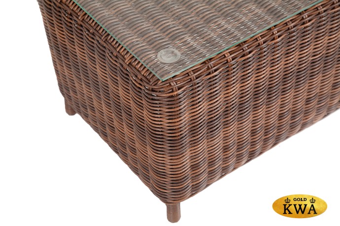 "Кон Панна" столик журнальный из искусственного ротанга, цвет коричневый