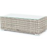 "Боно" журнальный столик из искусственного ротанга, цвет соломенный