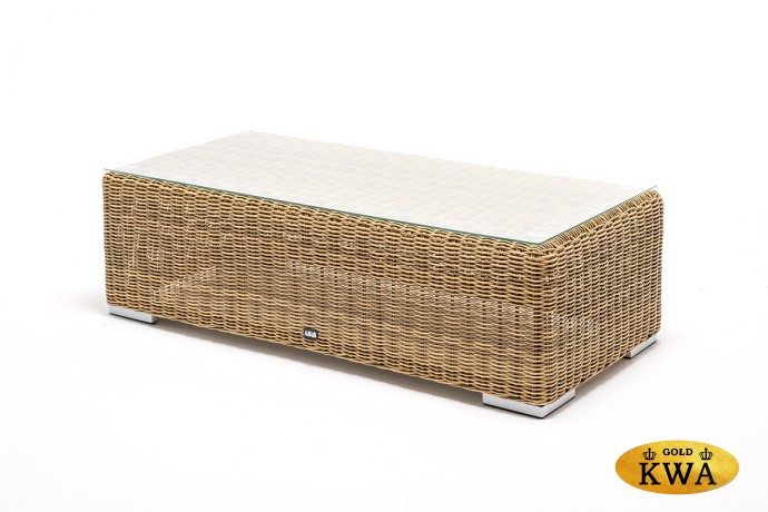 "Боно" журнальный столик из искусственного ротанга, цвет соломенный