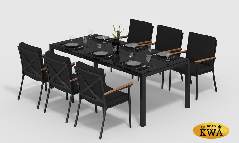 CALMA обеденная группа 220 карбон