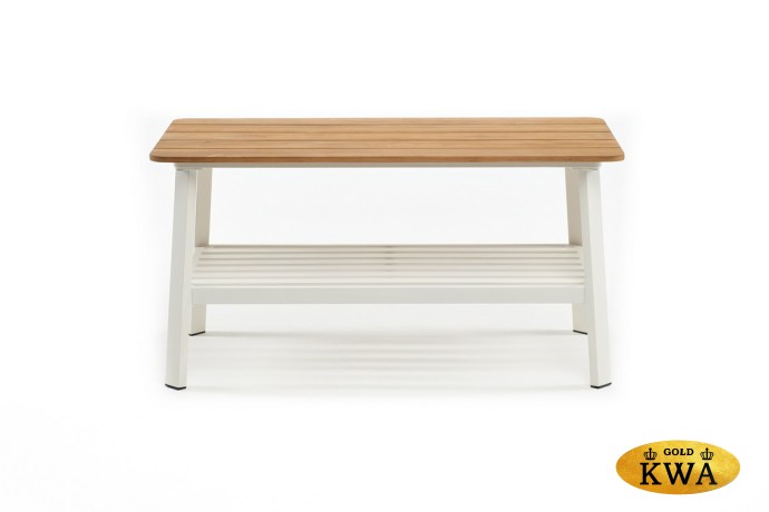 Кофейный стол из алюминия CONCORDE белый  Joygarden