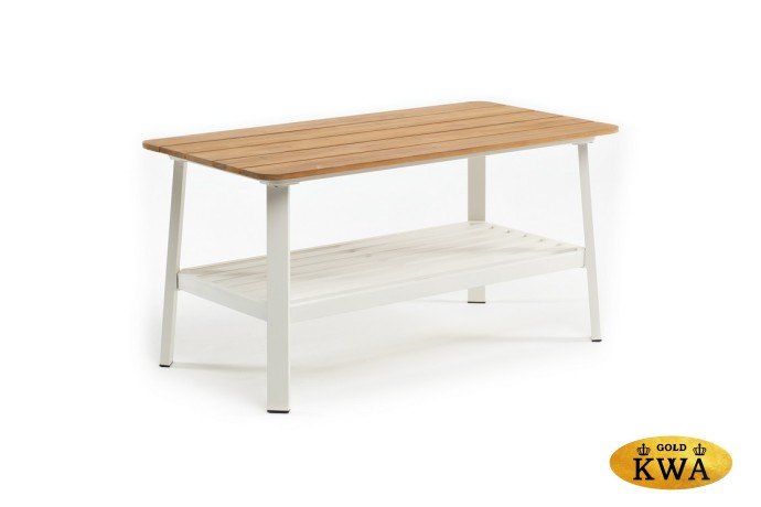 Кофейный стол из алюминия CONCORDE белый  Joygarden