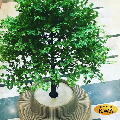 СКАМЬЯ КРУГОВАЯ параметрическая деревянная CIRCUM BANCO IV светлая 4/4