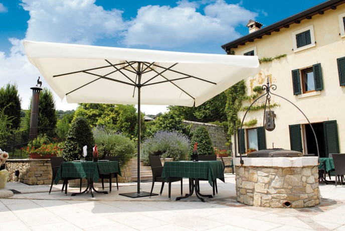 Зонт профессиональный телескопический 4х4 м