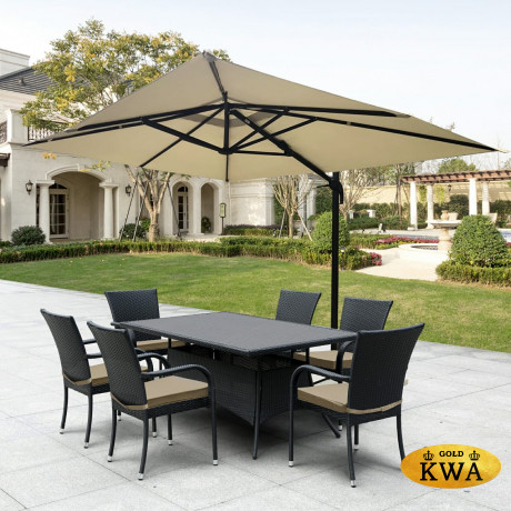 Плетеный стол AFM-170S Black