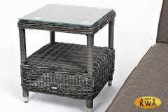 &quot;Рим&quot; комплект шезлонг со столиком, цвет графит