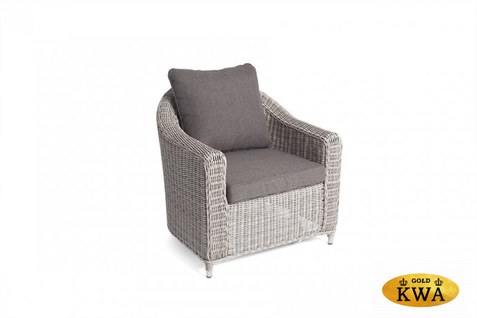 "Кон Панна" кресло из искусственного ротанга, цвет соломенный