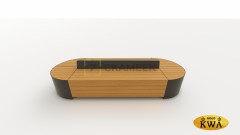 Модульная скамейка «Тетрис» (Лиственница)