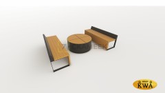 Модульная скамейка «Тетрис» (Лиственница)