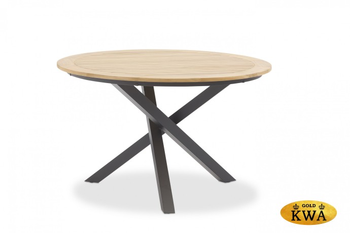 Timra T-R Комплект обеденной мебели антрацит/натуральный, алюминий/тик