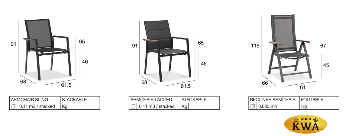 Timra T-R Комплект обеденной мебели антрацит/натуральный, алюминий/тик