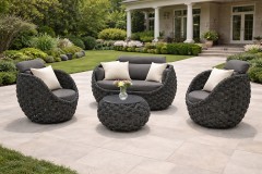 БАЛИ комплект дачной мебели из плетеного роупа