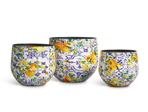 Кашпо TREEZ Effectory Savage Garden Чаша Capri в-29 см, д-33 см