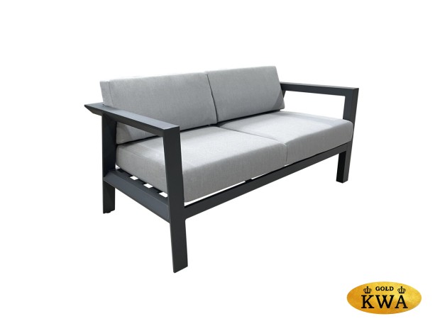 Диван двухместный Graphite из алюминия
