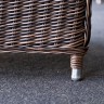 "Кон Панна" кресло из искусственного ротанга, цвет коричневый