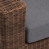 "Боно" кресло из искусственного ротанга, цвет коричневый