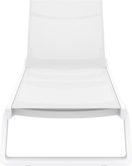 Шезлонг-лежак металлический