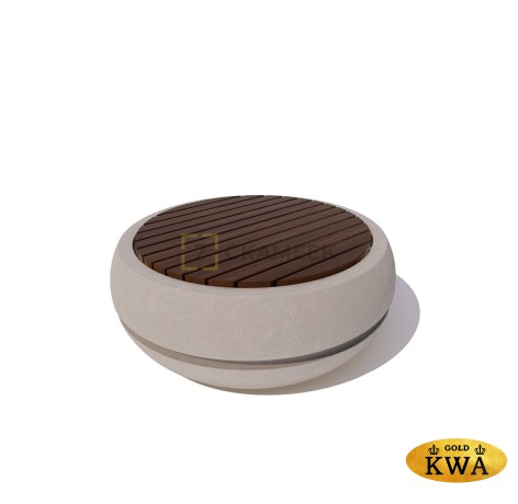 Скамейка с бетонным основанием «Коломна» (лиственница)