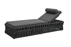 БИАРРИЦ шезлонг лежак алюминий роуп